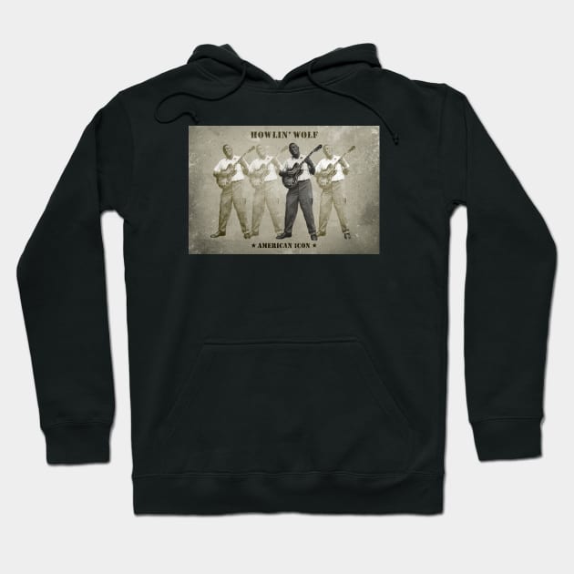 Howlin' Wolf - American Icon Hoodie by PLAYDIGITAL2020